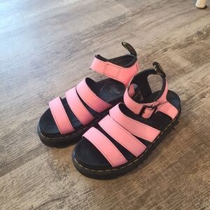Pink Doc Martin Gradator Sandals